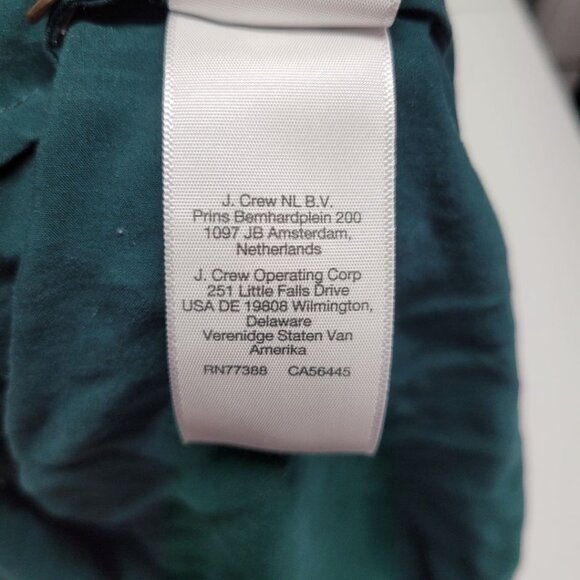 Madewell Stripe Shirt Button Down Green Soft Long Sleeve Top Womens Small Pocket - Picture 8 of 10